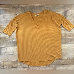 Express one eleven mustard shirt size medium